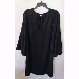 Flowing Black Bell Sleeve Old Navy Dress